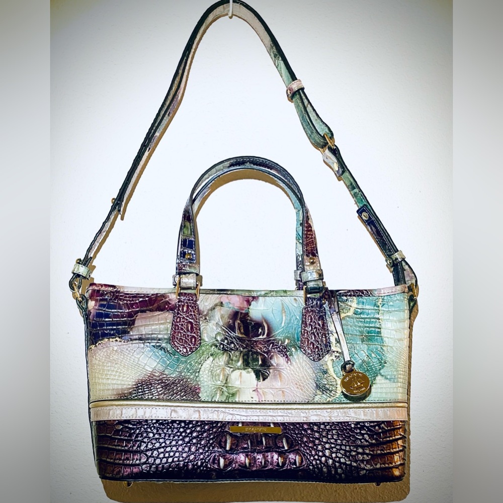NWOT Brahmin Jasper Mini Asher Nirvana Handbag/Satchel/Crossbody Purse